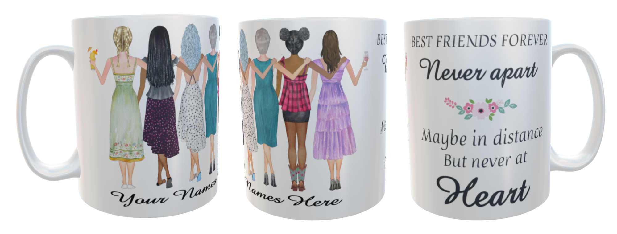 Best Friends Forever Mug, Gift for Best Friend, Best Friend Ever